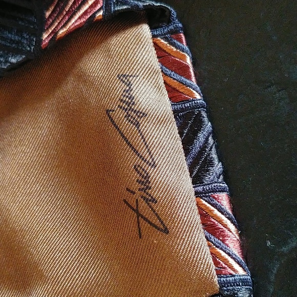 Tino Cajura men's silk tie - Picture 2 of 3